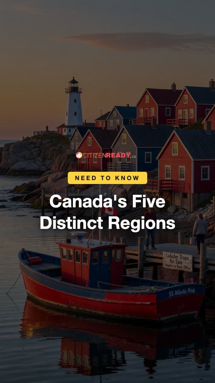 Five Distinct Regions