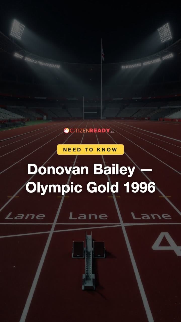 Donovan Bailey — Olympic Gold 1996
